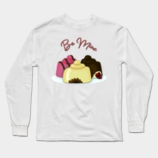 Be Mine Valentine's Day Candy Long Sleeve T-Shirt